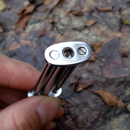 Медная старомодная сверхлегкая ультратонкая креативная портативная зажигалка