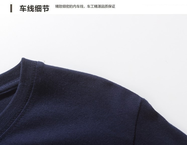 Đặc biệt hàng ngày mùa xuân cotton dài tay nam kích thước lớn Áo thun rộng cổ cotton giản dị cộng với quần áo Wei nam béo áo form rộng nam