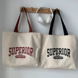 Шоппер, льняная сумка с молнией, ранец, подходит для студента