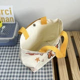 Шоппер, брендовая барсетка, модный детский тканевый мешок, сумка, ланч-бокс, в корейском стиле, подарок на день рождения