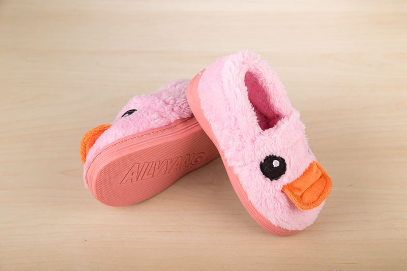Chaussons enfants en suède pour hiver - semelle caoutchouc - Ref 1006128 Image 21