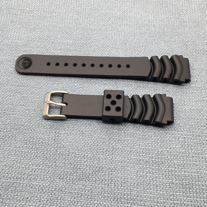 Suitable for Seiko Silicone Watch Strap 22mm Submariner Skx007 Small Mmsbdc001 Red Tooth Diving Srp637K307