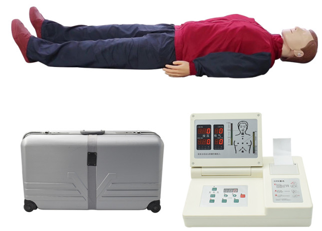 高级全自动电脑心肺复苏模拟人全身急救训练假人模型 CPR490L
