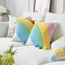 Cushion office waist pillowcase 45x45 without core Pillow sofa cushion living room pillow cute Korean style