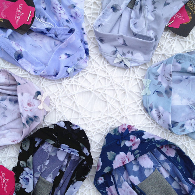 Flower Fairy Underwear ແມ່ຍິງຂອງແທ້ Ice Silk Retro Graphene File Antibacterial Mid-waist 21263 High-Waist 21265 Boxer Briefs
