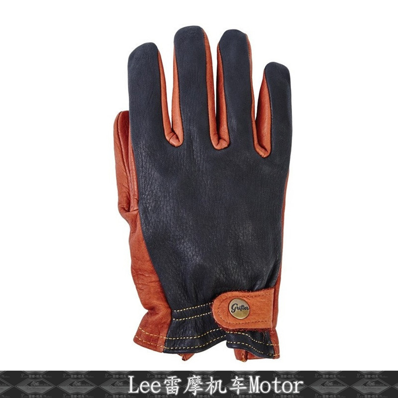 Remo Locomotive America Makes Grifter Retro Locomotive Gloves Wild Bull Leather Thick Hale Rider Gloves