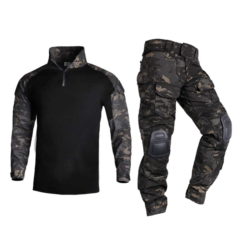 Home Foreign Minister Short Sleeve CP Camouflattery Women Suit Men's Tactical Frog Clothing CS Field Instructors Work Clothes Spring Autumn Season-Taobao