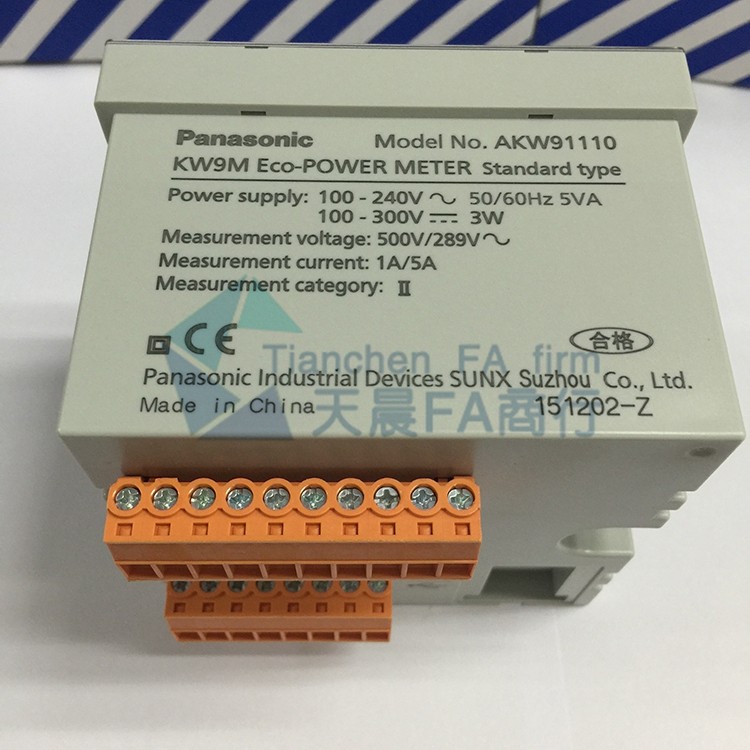New original Panasonic Panasonic power monitoring table AKW91110 KW9M standard type meter in stock