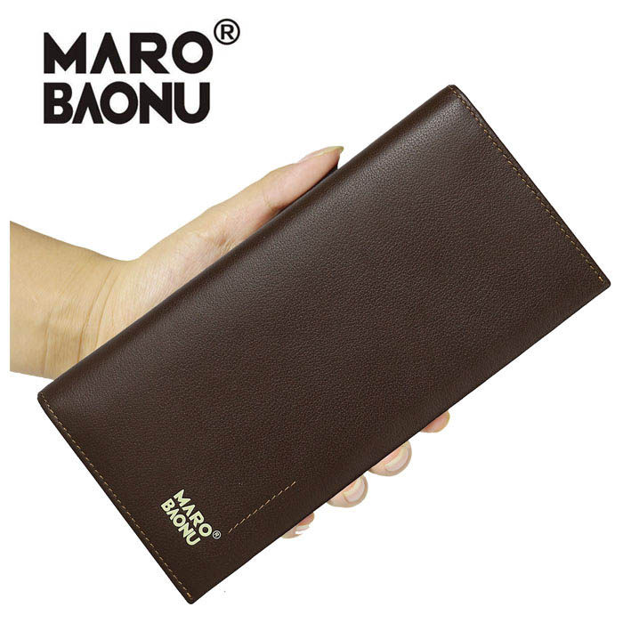 Marlboro Men's Long Wallet Long Leather Wallet Men's Bag Fashion Multi-card Wallet