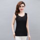 Ren sling vest 100-tie áo đáy phụ nữ trung niên t-shirt bên ngoài của phụ nữ mặc quần áo mẹ ngắn tay hàng đầu