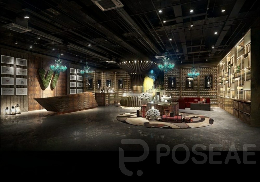 图片[1]-【3D模型】轻奢酒窖大厅 3D 模型-PoseAe视频创意库