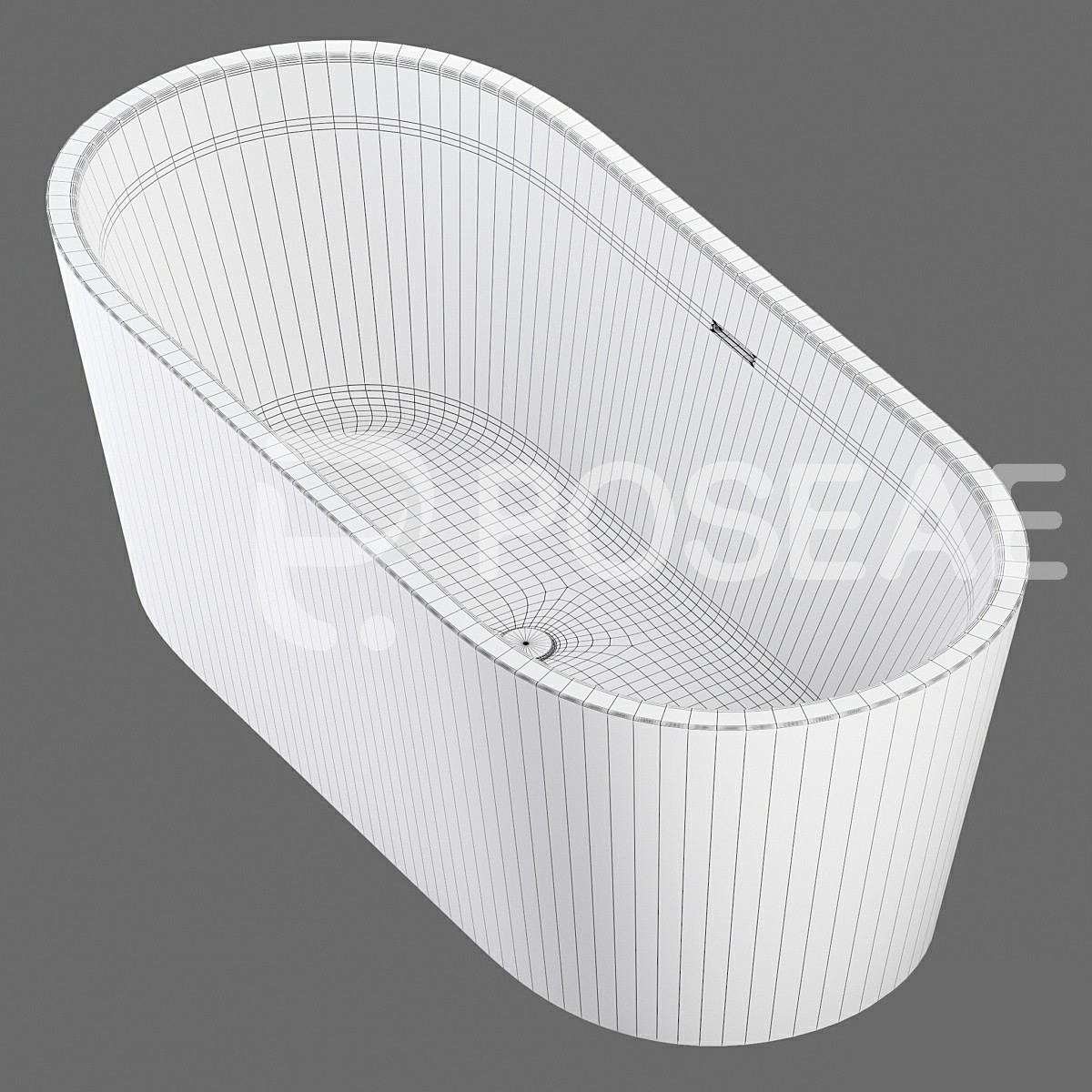 图片[6]-【3D模型】白色浴缸模型-PoseAe视频创意库