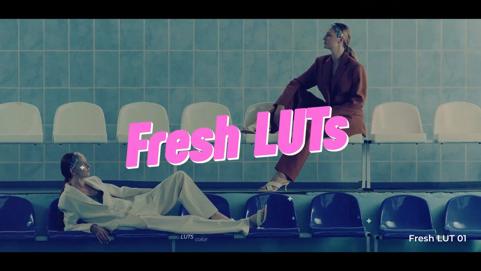 【调色Luts】带有动态动画文本叠加的全新调色 LUT-PoseAe