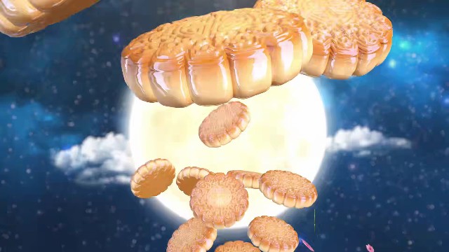 【AE模板】3D中秋节片头AE模板-PoseAe