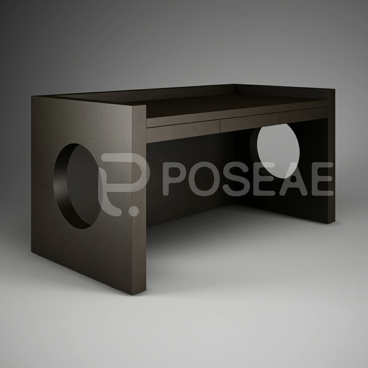 【3D模型】创意设计电脑桌-PoseAe