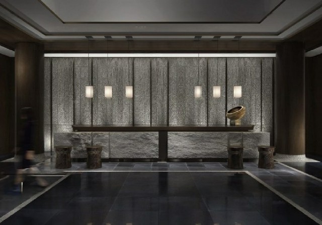 【3D模型】新中式高端大厅 3D 模型-PoseAe