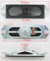 LED LCD TV speaker 8 Euro 15W ultra-thin bass speaker long strip fever grade 15W8 Euro speaker