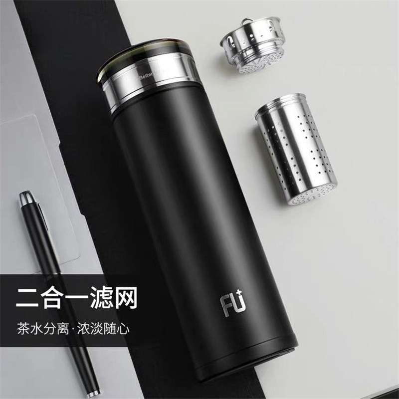 High-end business 316 stainless steel insulation cup custom lettering portable gift water cup tea cup custom printed logo