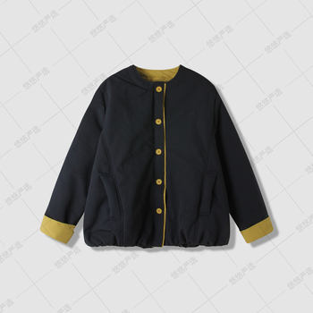 Can be worn to -5 degrees below zero. casual color-blocked light cotton coat. warm cotton jacket.