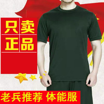 Physical fitness training suit summer training short-sleeved shorts quick-drying casual loose round neck adult t-shirt men