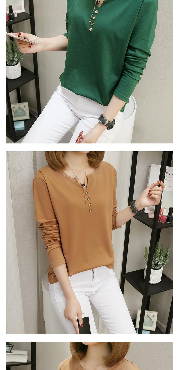 2019 mới béo mm lò xo tải béo XL nữ áo thun dài tay nữ chất béo chị em áo đáy 200 kg mẫu áo phao nữ đẹp 2020