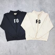 FEAR OF GOD BEST FOG FG main line towel embroidered stand-up collar drawstring sweatshirt loose high street men and women tide