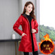 Waterproof smock women's winter velvet thickened apron work clothes coat home kitchen 2021 new long-sleeved coat