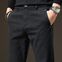 Male Pants Spring Fall Men Casual Pants Straight Barrel Loose 2022 New Body Stretch Tide Sign High-end Long Pants