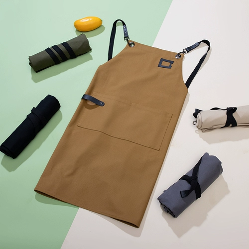 Фартук, водонепроницаемый чай с молоком для маникюра для коммерческого использования для работы, делается под заказ, с печатью вашего логотипа