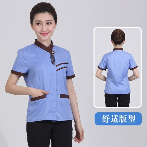 菱亮 Комнатный летний комплект для отеля для работы, короткий рукав, делается под заказ