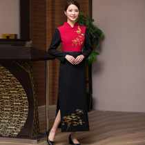 Premium Hotel Welcome Dressing Chinese Restaurant Hotel Restaurant Hotel Balcony Lounge Front Desk waiter reception Worksuit