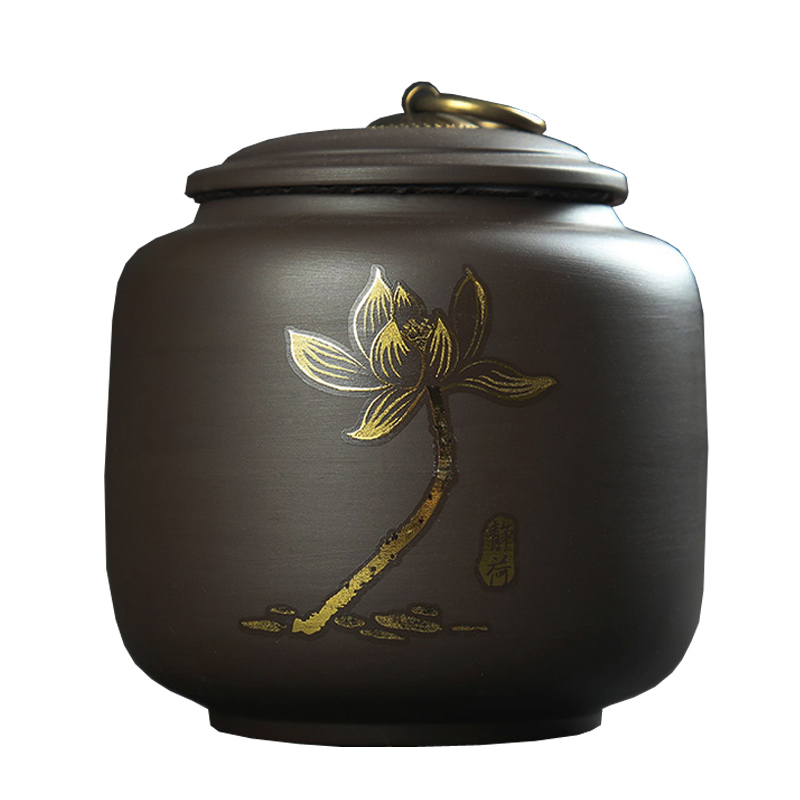 Is Yang ore violet arenaceous caddy fixings large pu - erh tea store up tea POTS coarse TaoGe up sealing packing as cans