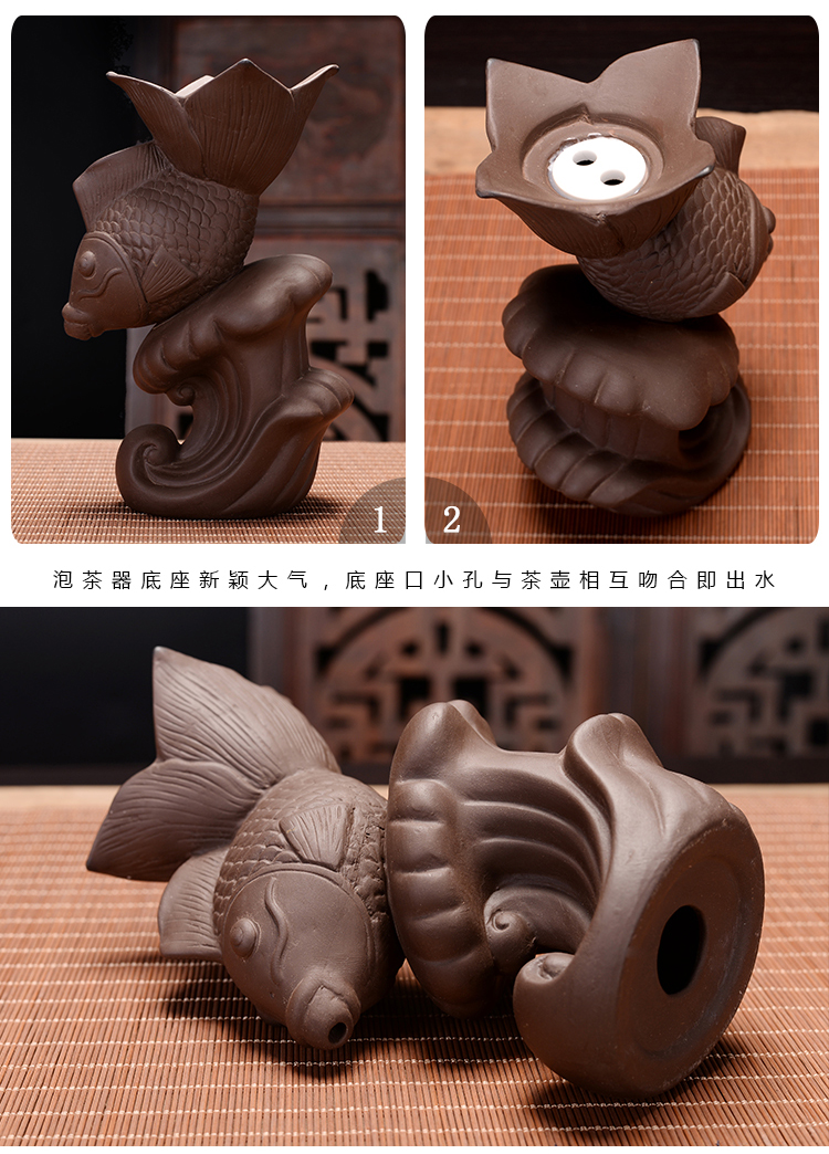 Is young, purple sand tea set automatically suit household ideas prevent hot lazy people make tea of a complete set of stone mill kung fu tea set