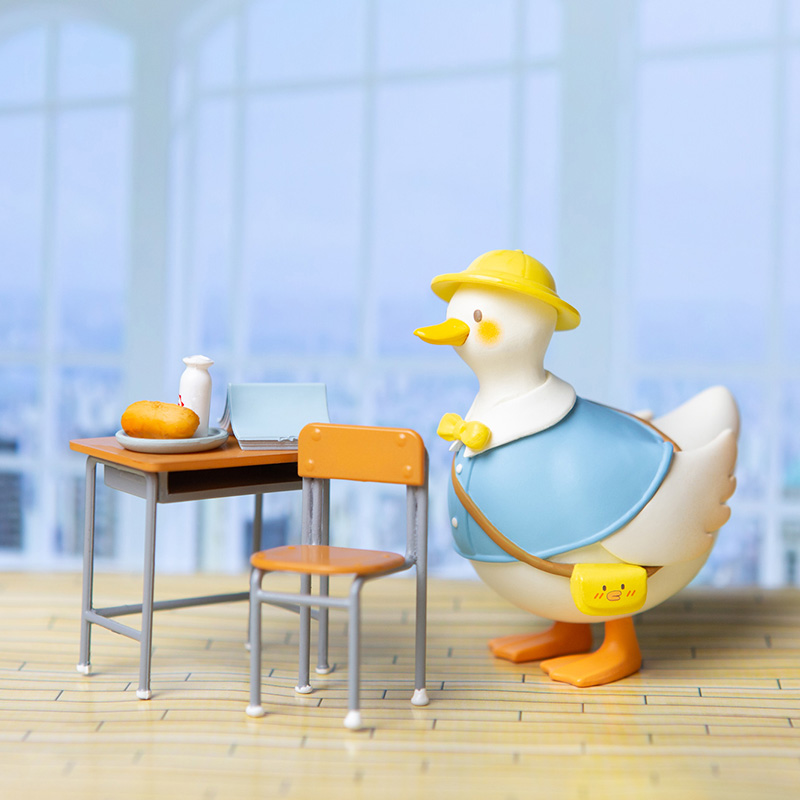 Crooked Melon Out of the genuine Ducks Blind Box Duck Pursuit Dream Series Model Doll Swing paparazzi Busily and