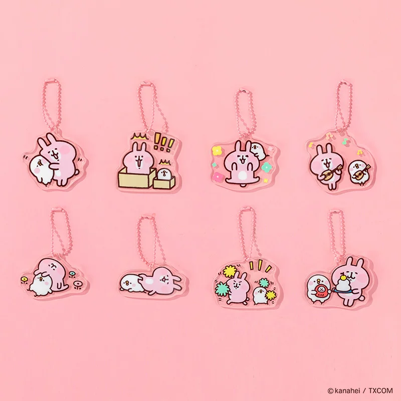 Acrylic pendant, small design bag decoration, cute keychain