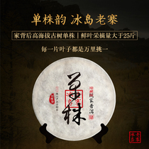 Shanzhuyun 2019 Iceland Laozhai Touchun 800-year-old ancient tree Puer tea raw tea cake 357g Jiuxiang