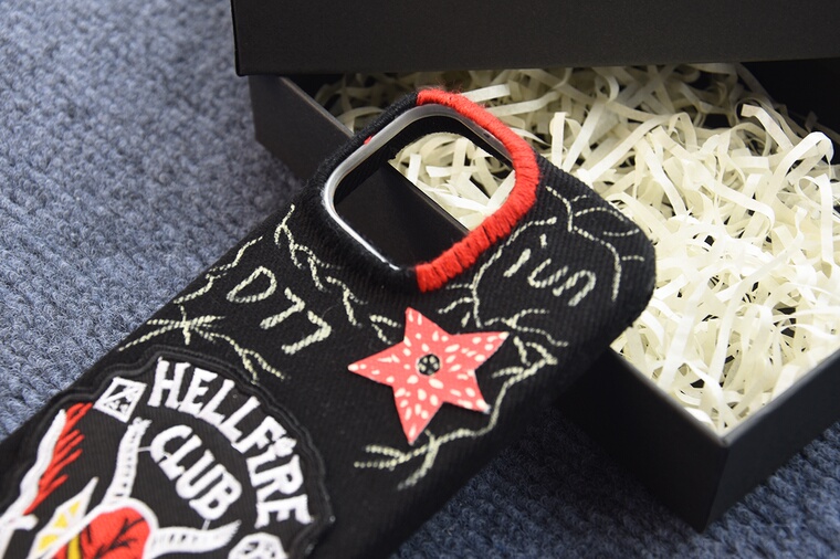 Hellfire Club Demon Embroidered Patch iPhone Case for iPhone 17, 16, 15, 14 and 13 - view 5