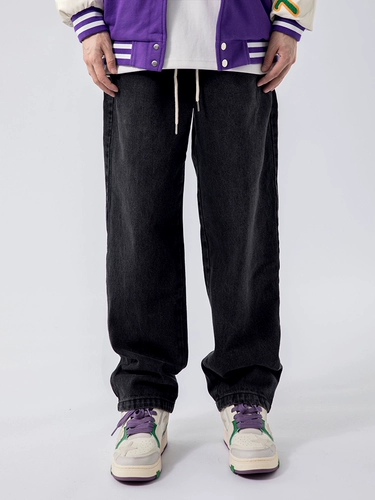 Ретро джинсы в стиле хип-хоп, штаны для отдыха, в американском стиле, оверсайз