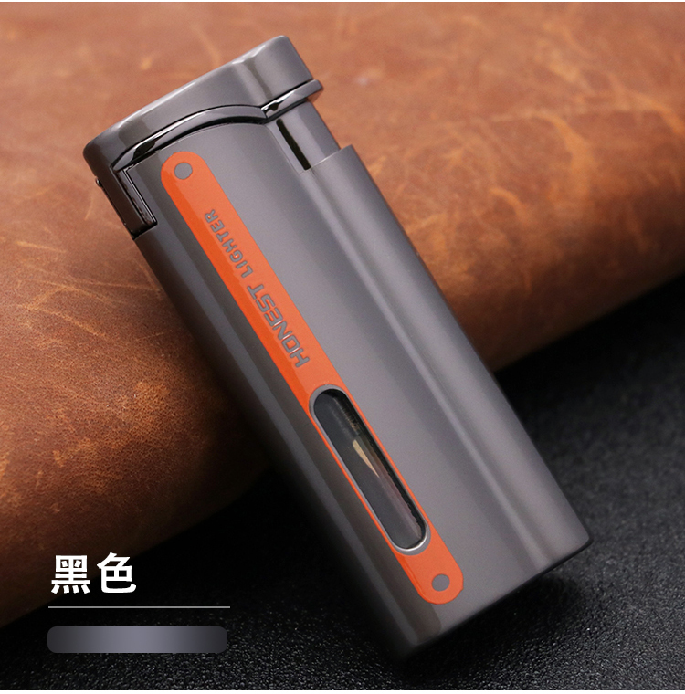 Baicheng bơm hơi nhẹ hơn siêu mỏng cá tính sáng tạo thẳng vào hình ảnh quà tặng nam khí tùy chỉnh để gửi bạn trai bật lửa dunhill