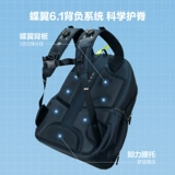 Детский рюкзак FILAFila, защита позвоночника в виде крыльев бабочки для мальчиков и девочек, снижающая нагрузку, тренд школьных сумок для учащихся начальных классов с первого по шестой классы