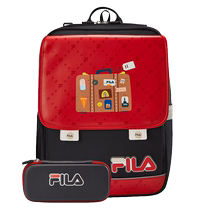 FILA childrens butterfly wing burden-reducing backpack 2024 summer new style primary school students first to third grade BOA school bag