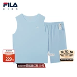 Детская летняя пижама, майка для мальчиков, шорты, комплект, детская одежда