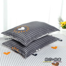 Student pillow Cervical Spine Pillow Core With Pillowcase Dorm Room Single Bed Male student stereotyped whole head for an adult