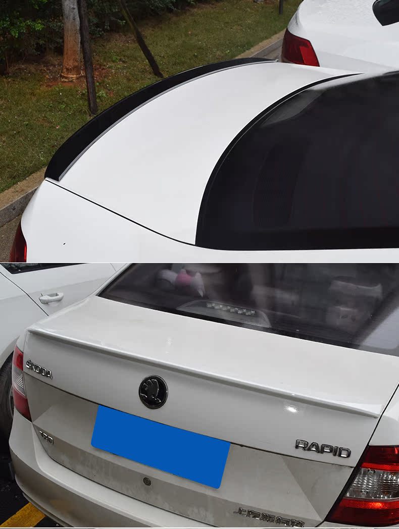 Áp dụng cho Skoda đuôi sắc nét 13-19 cánh đuôi dán đặc biệt được sửa đổi sắc nét - Sopida trên cánh lướt gió mazda 2