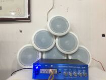 60W pressurized amplifier broadcast amplifier suction trumpet background music amplifier with USB amplifier