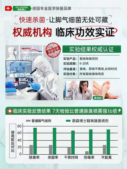 鞋子除臭剂喷雾杀菌除脚气除菌去异味防臭鞋柜球鞋鞋袜运动鞋神器