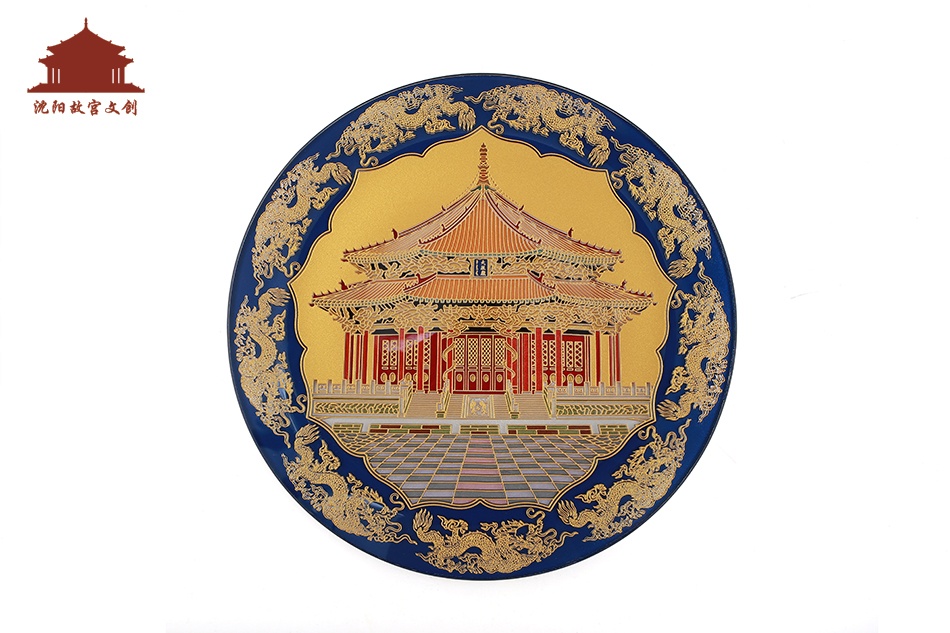 (Shengjing Presents) Shenyang Forbidden City Wenchuang-Famille Dazheng Hall glass table