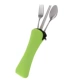 Brained beaker set cách nhiệt hộp ăn trưa tote túi phụ kiện bộ đồ ăn - Hộp cơm điện sưởi ấm