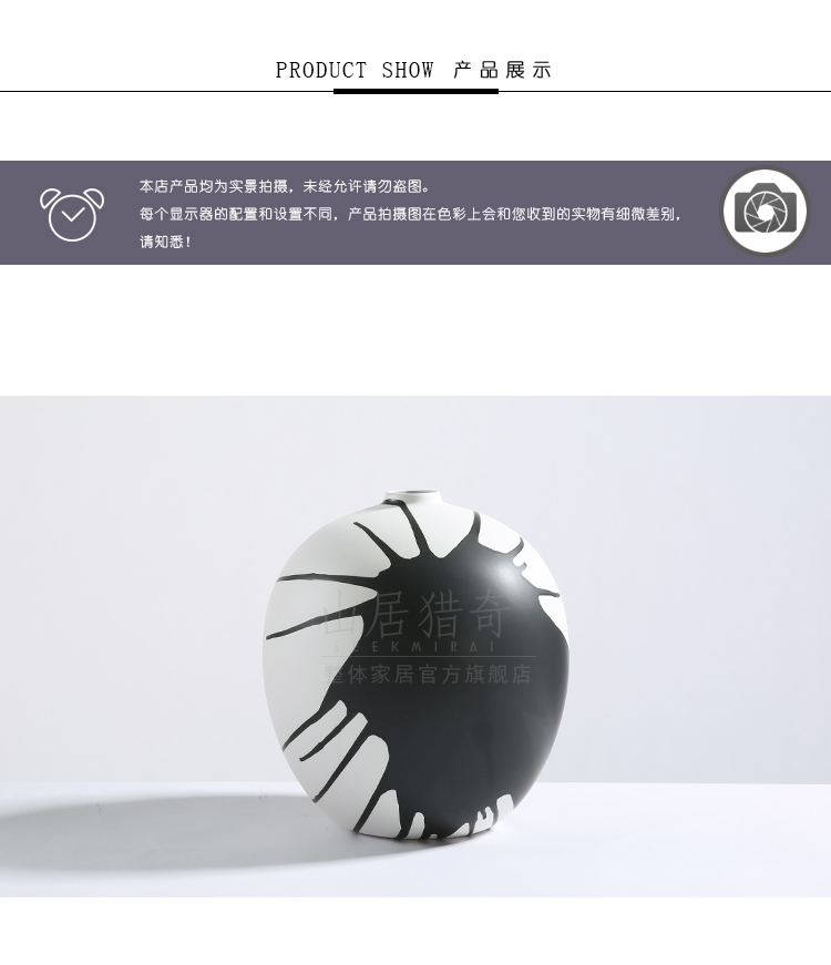 Nordic ceramic vase mesa Chinese pottery flower arranging flowers is the sitting room porch ark, home furnishing articles