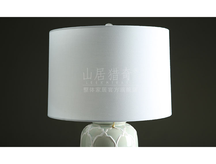 Club example room designer creative lanterns grain ceramic pot sitting room lamp American home furnishing articles